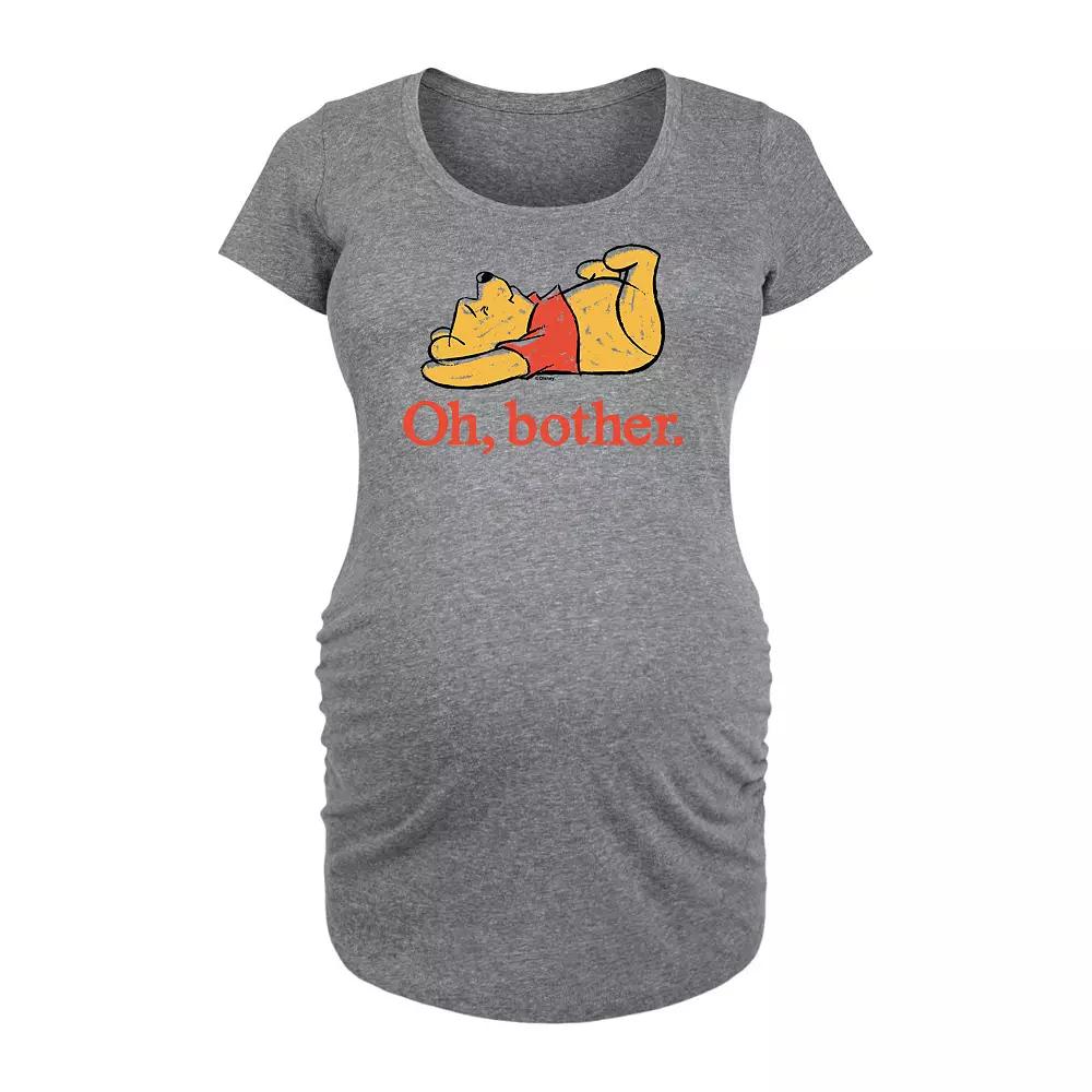 Disney's Winnie the Pooh Maternity Oh Bother Graphic Tee, Women's,  Product Image