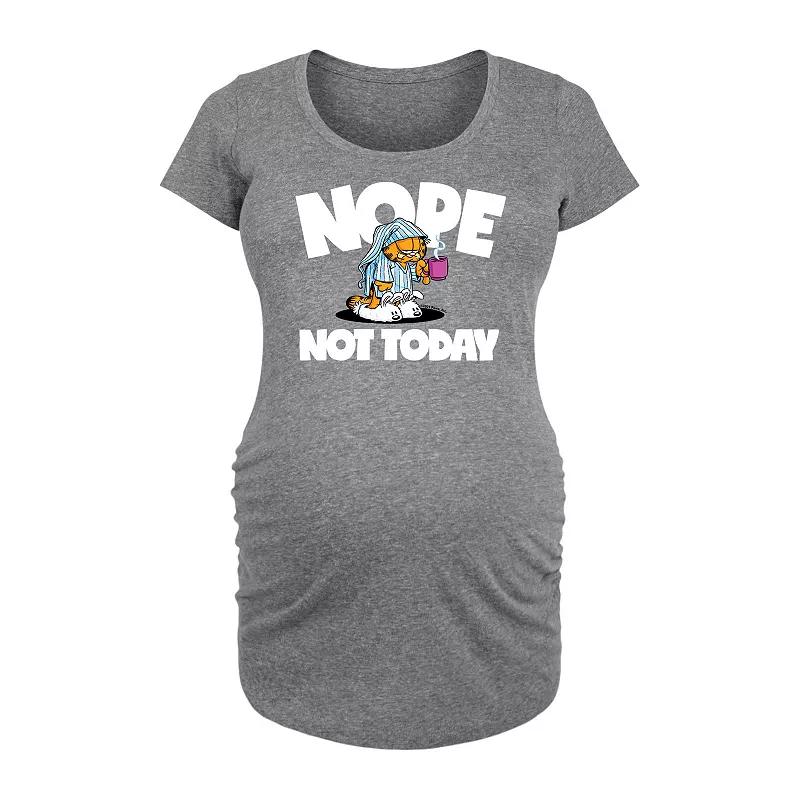 Maternity Garfield Nope Not Today Graphic Tee, Women's,  Product Image