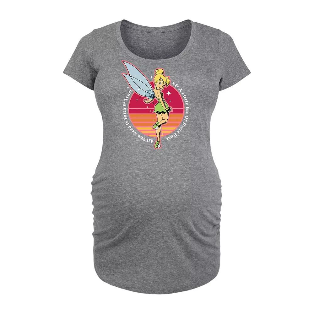 Disney's Peter Pan Maternity Faith Trust Pixie Dust Graphic Tee, Women's,  Product Image