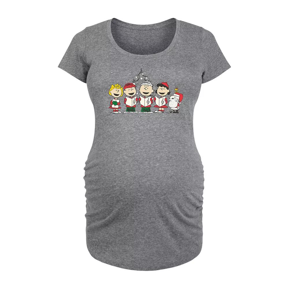 Maternity Peanuts Snoopy Heart Beach Scene Graphic Tee, Women's,  Product Image