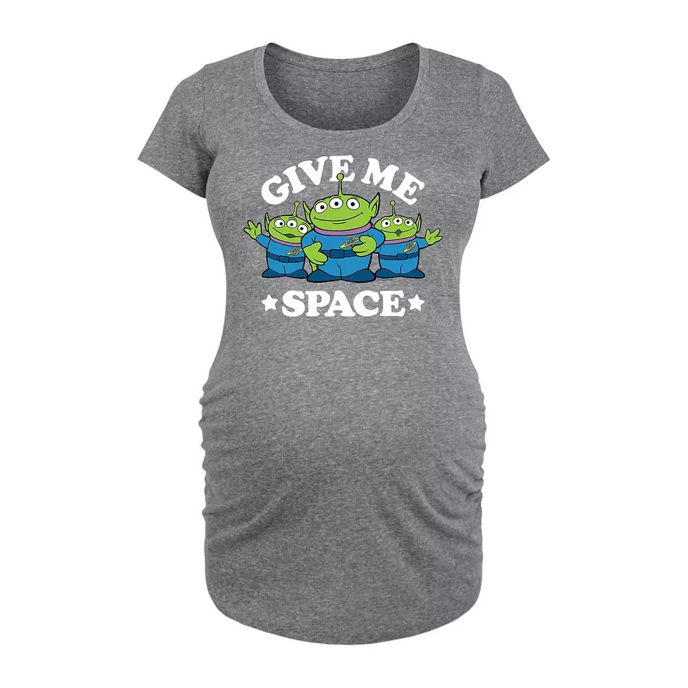 Disney / Pixar's Toy Story Aliens Maternity Give Me Space Graphic Tee, Women's,  Product Image
