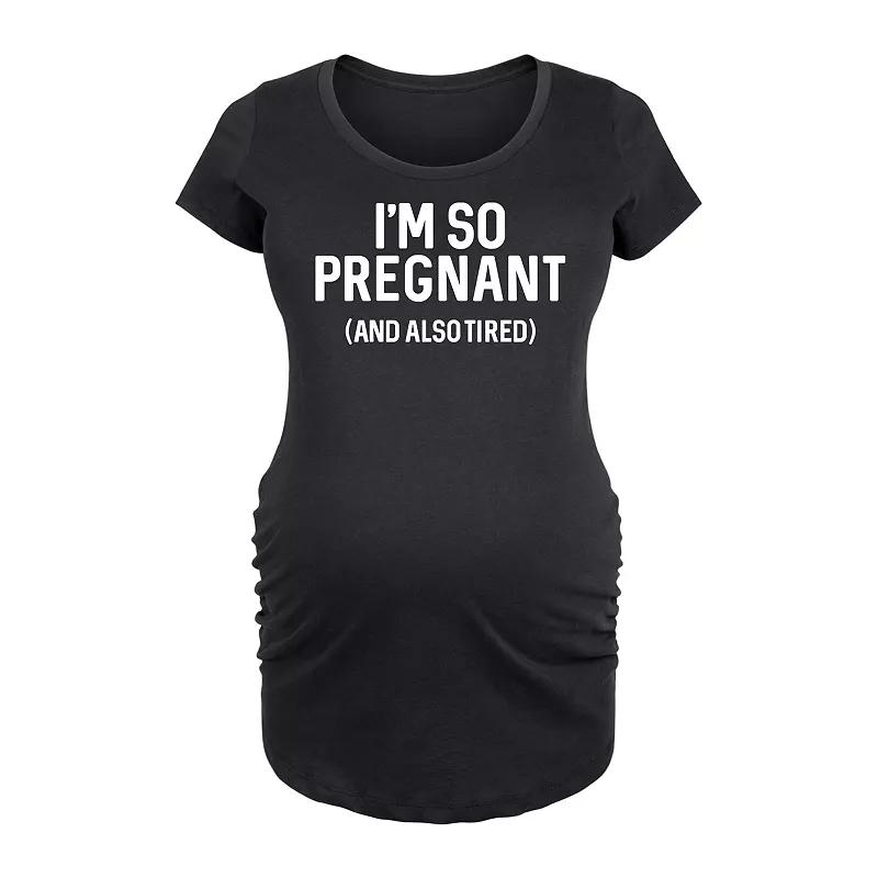 Maternity Replacing Margaritas Tacos For Two Graphic Tee, Women's,  Product Image