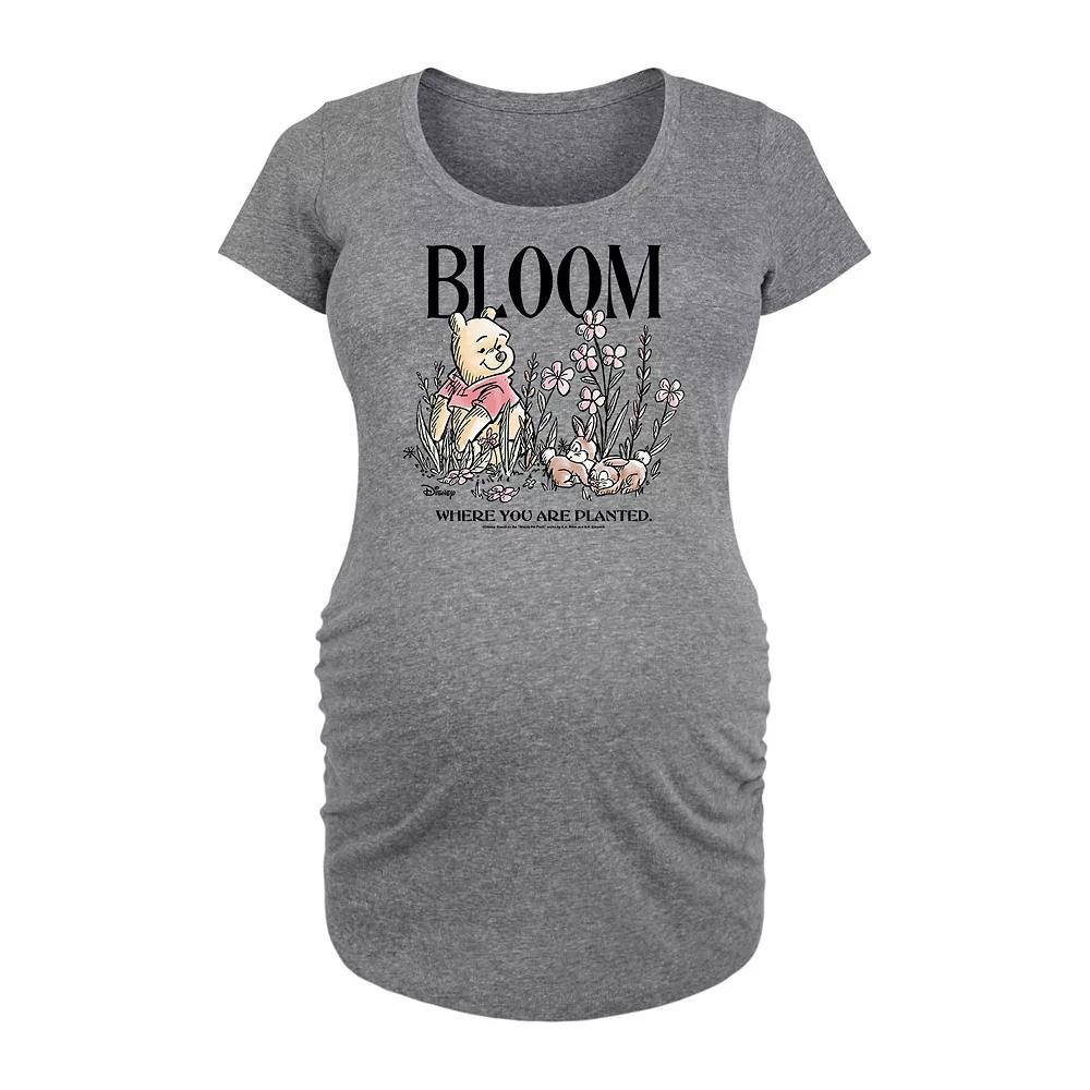 Disney's Winnie the Pooh Maternity Bloom Graphic Tee, Women's,  Product Image