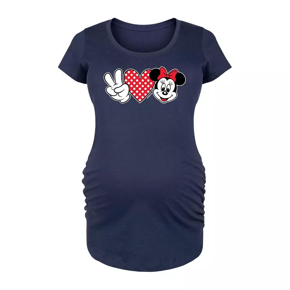 Maternity Im A Delight Graphic Tee, Womens Blue Product Image