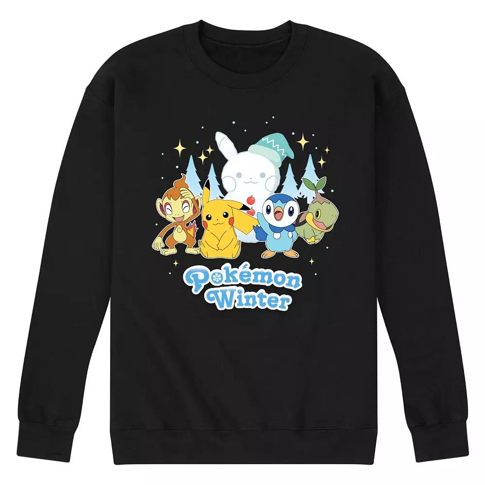 Mens Pokmon Group Winter Sweatshirt Product Image