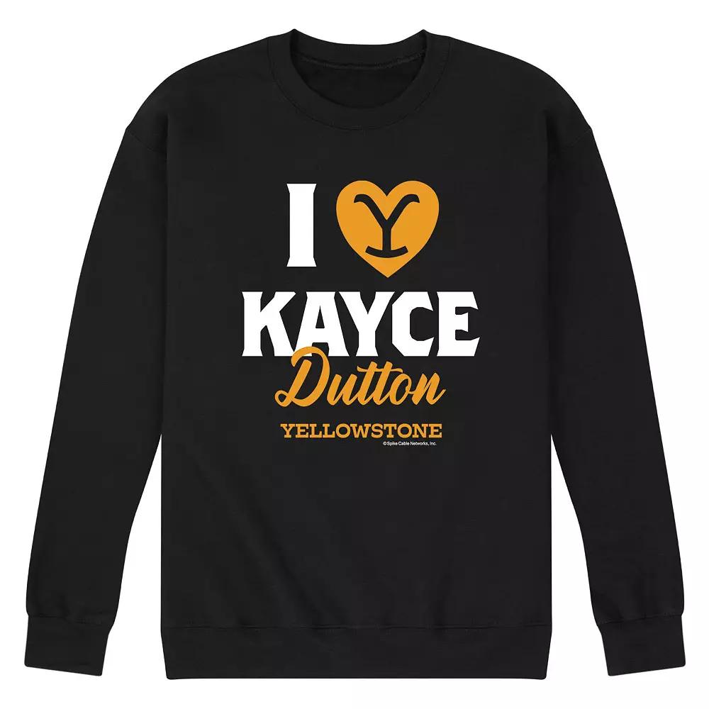 Men's Yellowstone I Love Kayce Sweatshirt,  Product Image