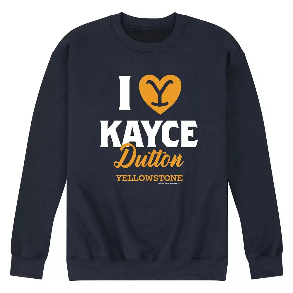 Men's Yellowstone I Love Kayce Sweatshirt,  Product Image