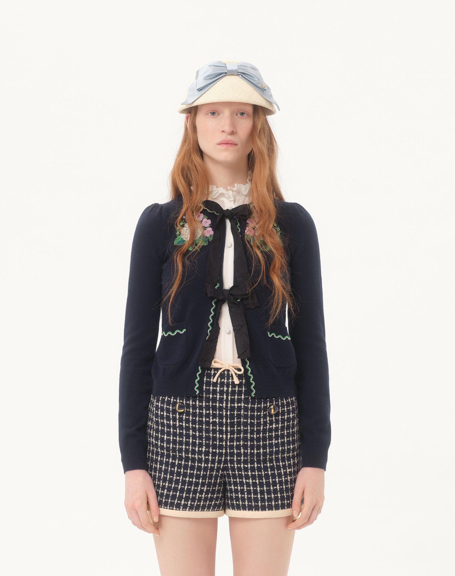 Embroidered Cardigan Product Image