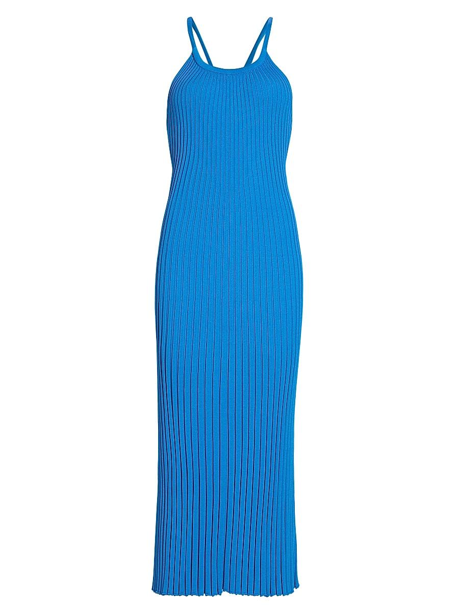 Womens Vida Rib-Knit Midi-Dress Product Image