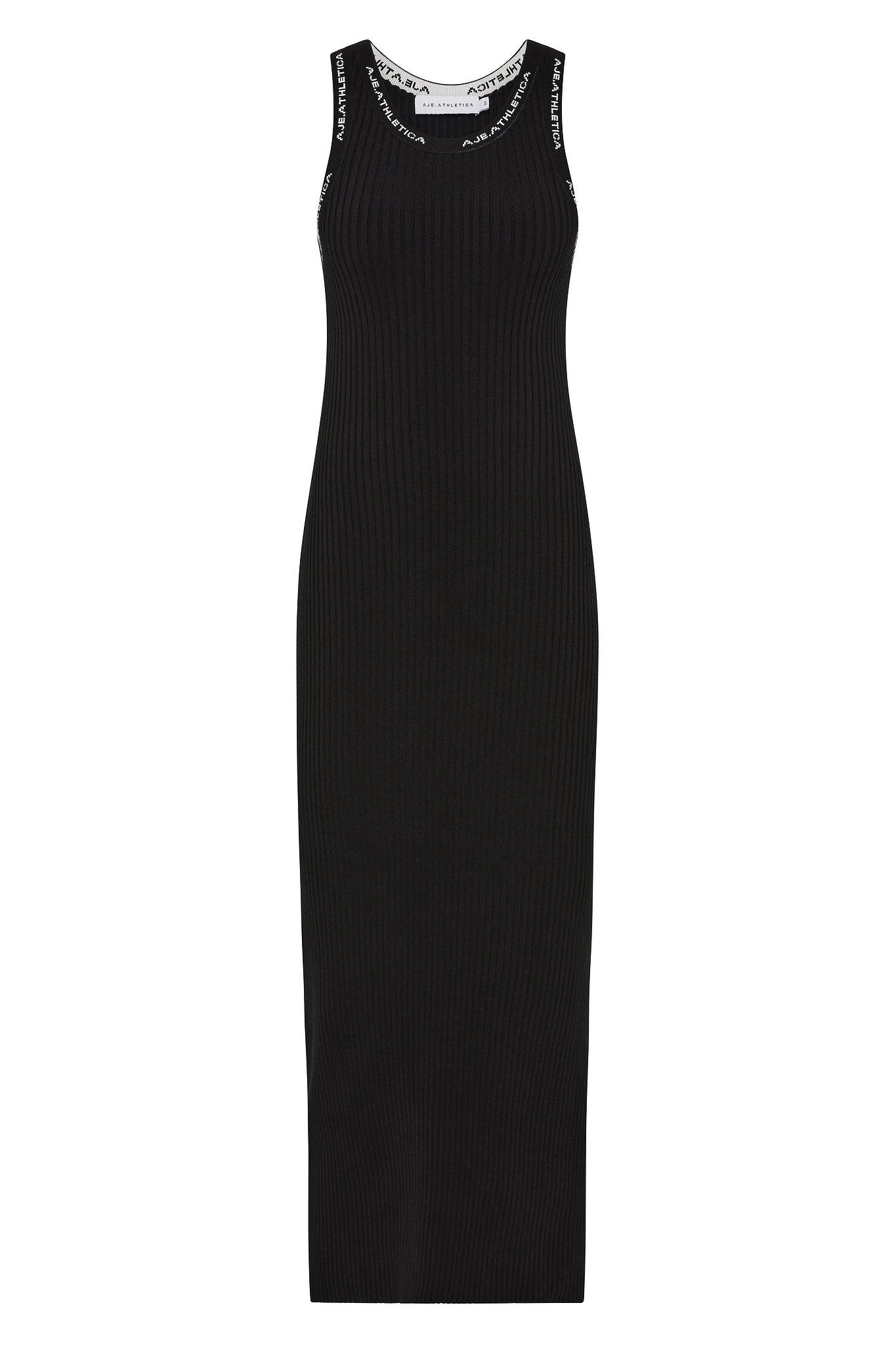 Knitted Logo Maxi Dress 821 Product Image
