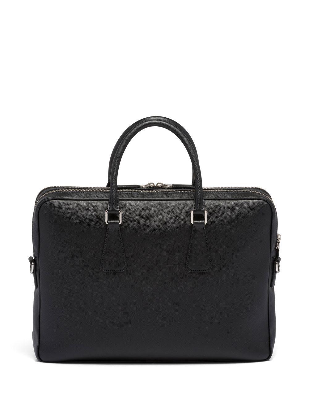Saffiano leather briefcase Product Image