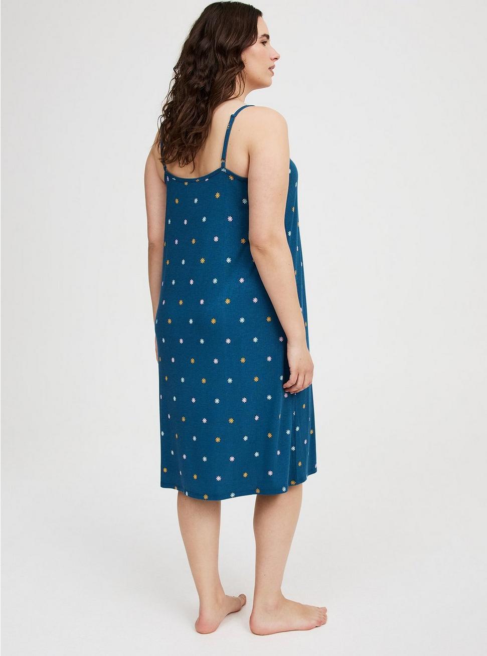 Lace Trim Midi Sleep Gown Product Image