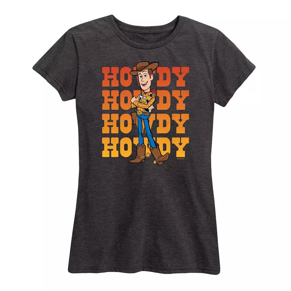 Disney / Pixar's Toy Story Woody Women's Howdy Graphic Tee, Girl's,  Product Image