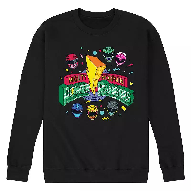 Men's Power Rangers 90's Logo Fleece Sweatshirt,  Product Image