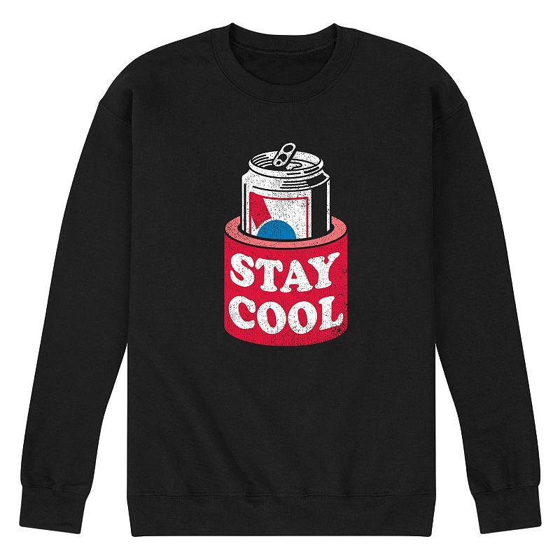 Men's Stay Cool Beer Can Sweatshirt,  Product Image
