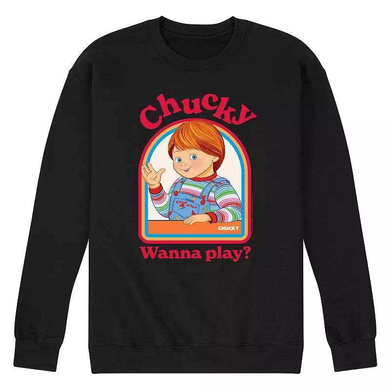 Mens Chucky Wanna Play Fleece Sweatshirt Product Image