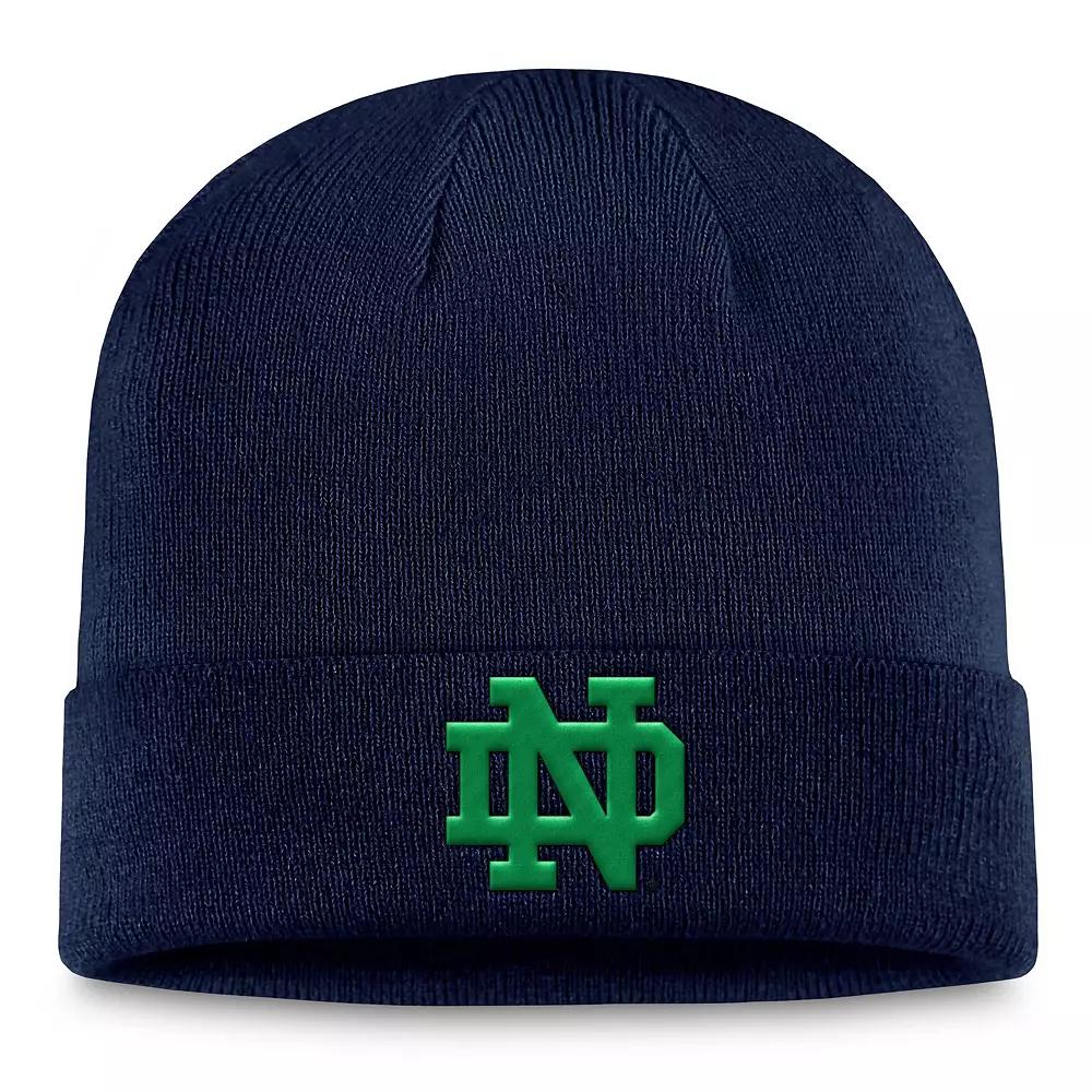 Men's Top of the World Navy Notre Dame Fighting Irish Cuffed Knit Hat, Blue Product Image