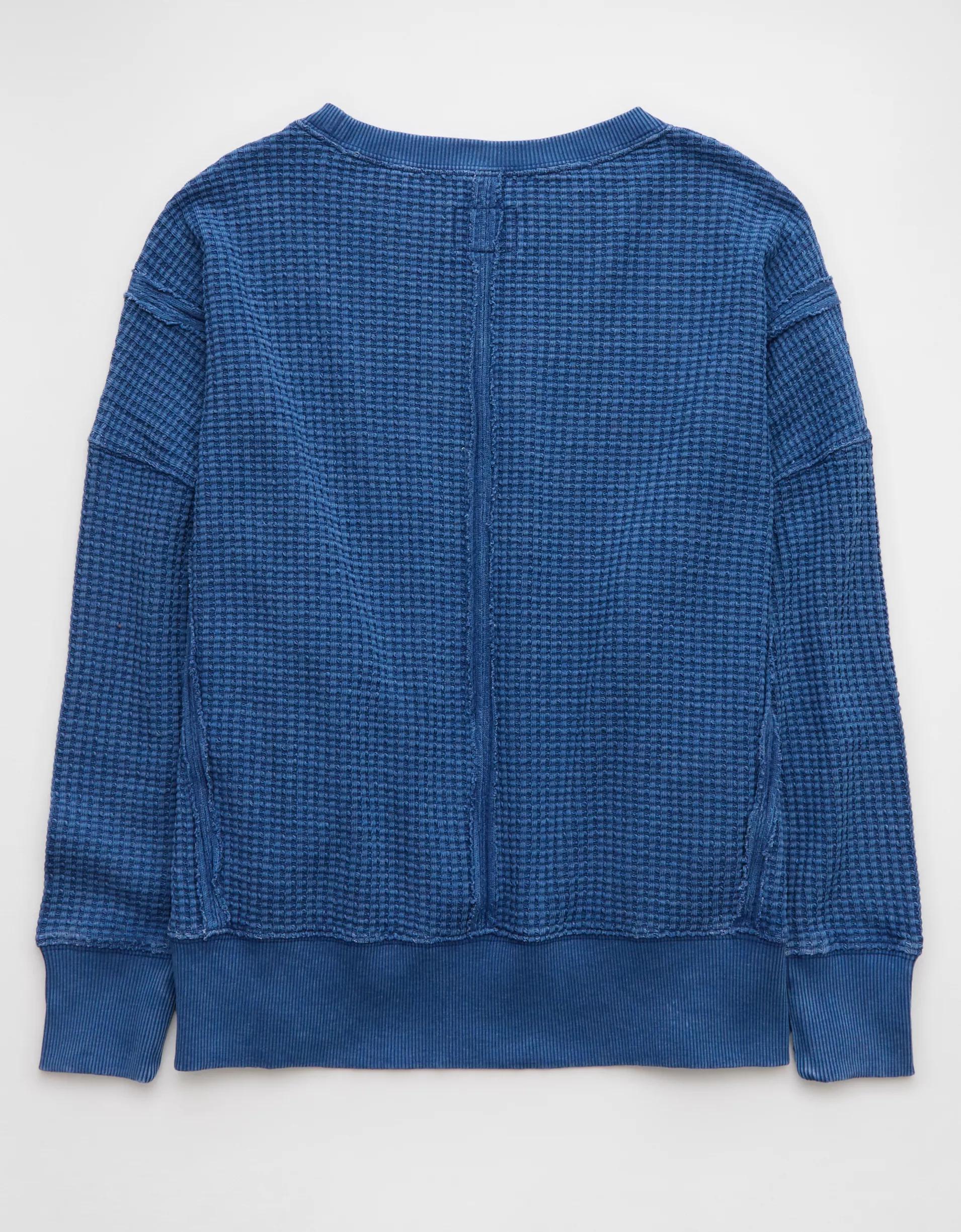 AE Big Hug Waffle Sweatshirt Product Image