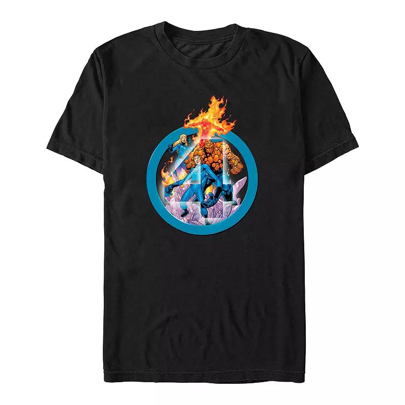 Big & Tall Marvel Fantastic Four Clear Logo Graphic Tee, Men's,  Product Image