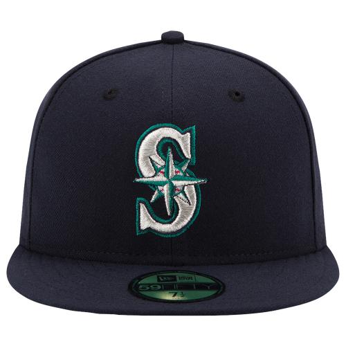 New Era New Era Mariners 59Fifty Authentic Cap - Adult Green/Navy Product Image