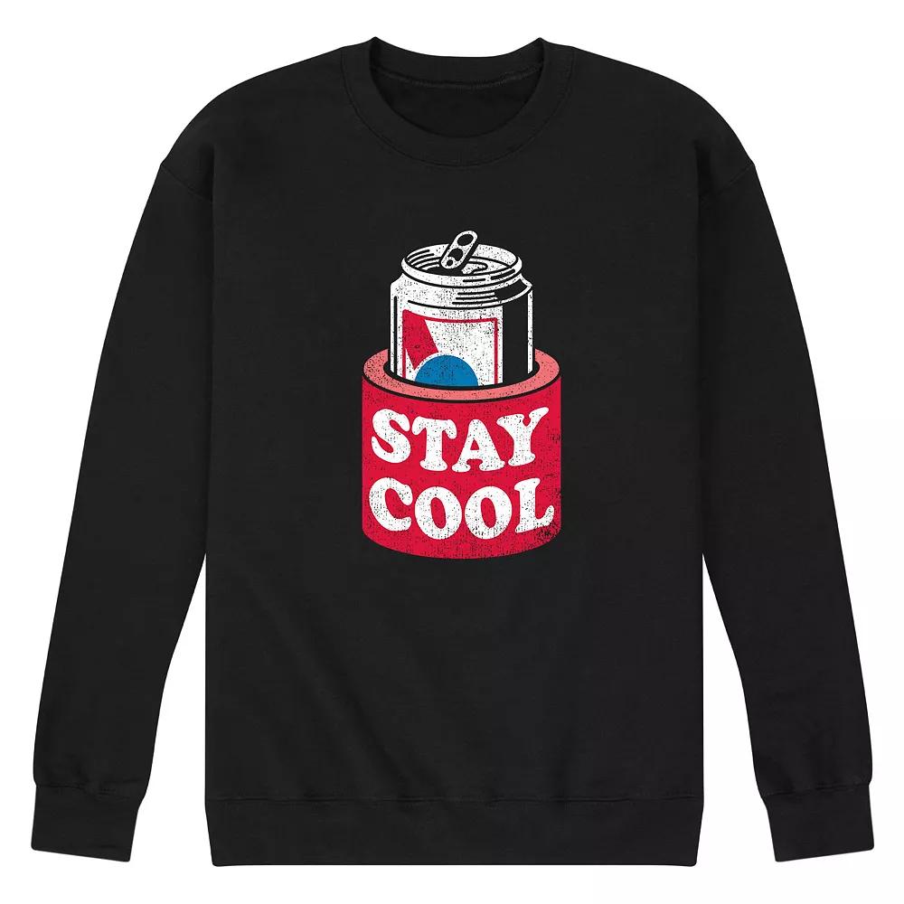 Men's Stay Cool Beer Can Sweatshirt,  Product Image
