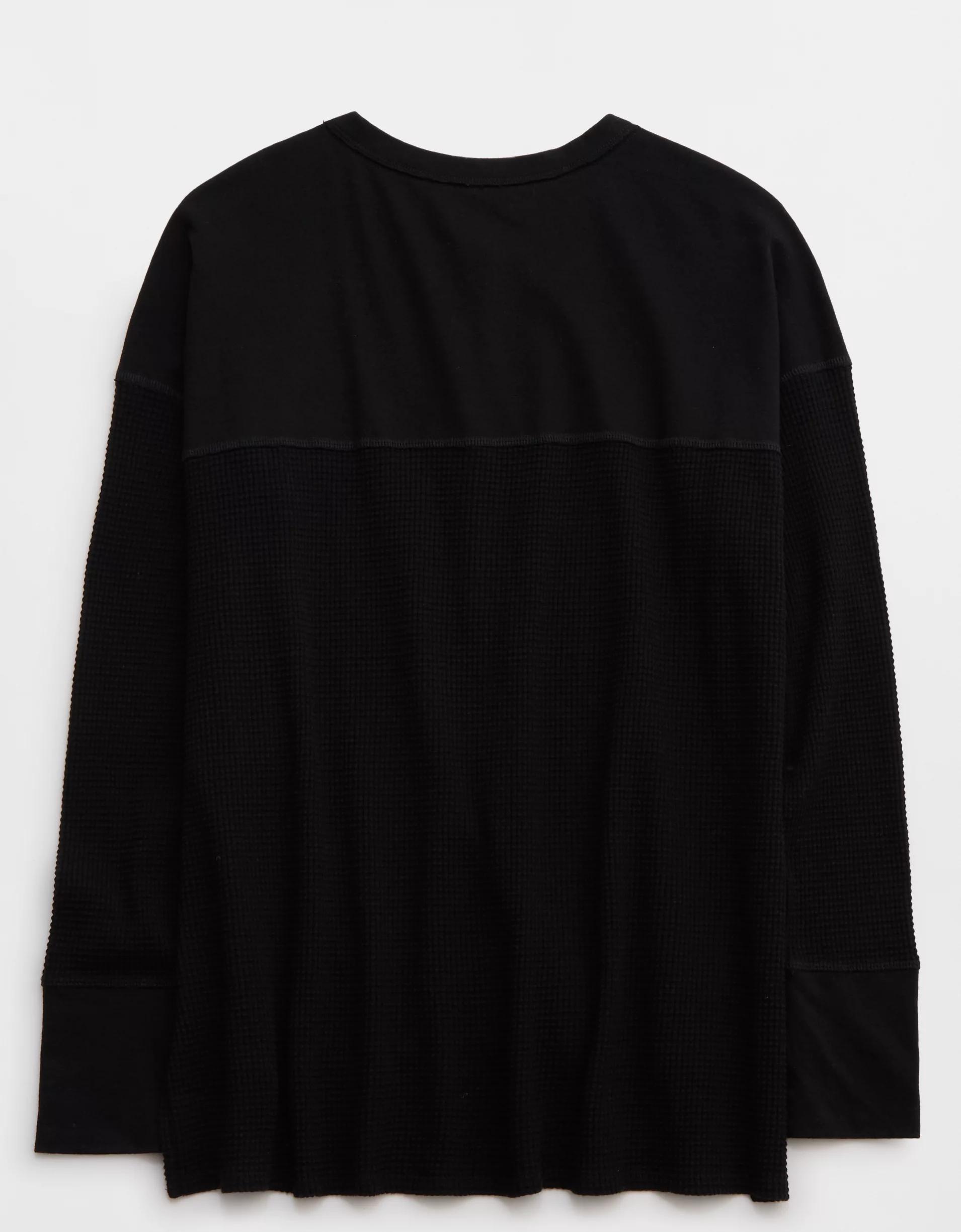 OFFLINE By Aerie Wow! Waffle Henley T-Shirt Product Image