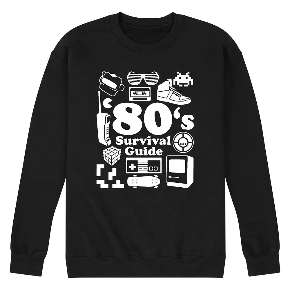 Men's 80's Survival Guide Sweatshirt,  Product Image