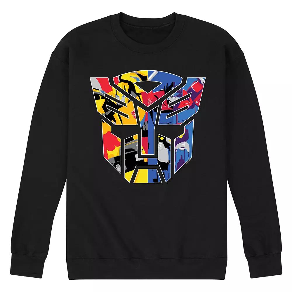 Men's Transformers Logo Fleece Sweatshirt,  Product Image
