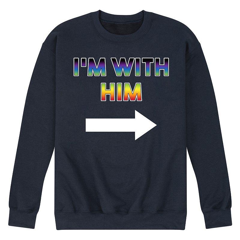 Men's I'm With Him Fleece Sweatshirt,  Product Image
