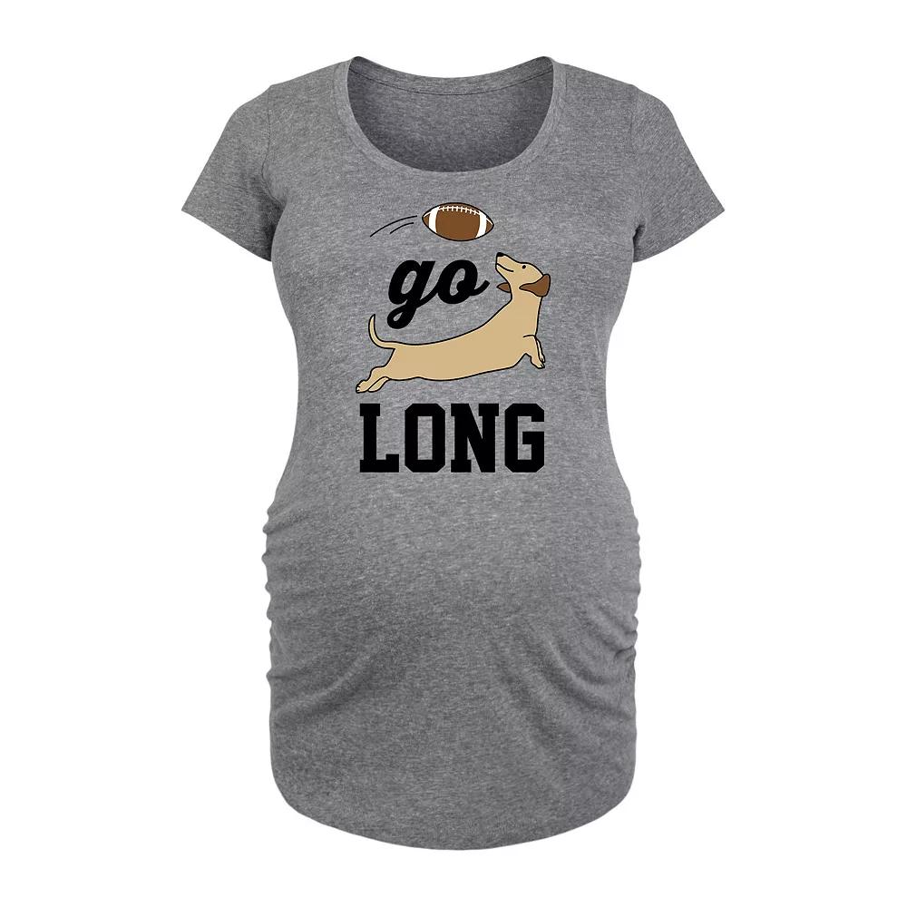 Maternity Go Long Graphic Tee, Women's,  Product Image
