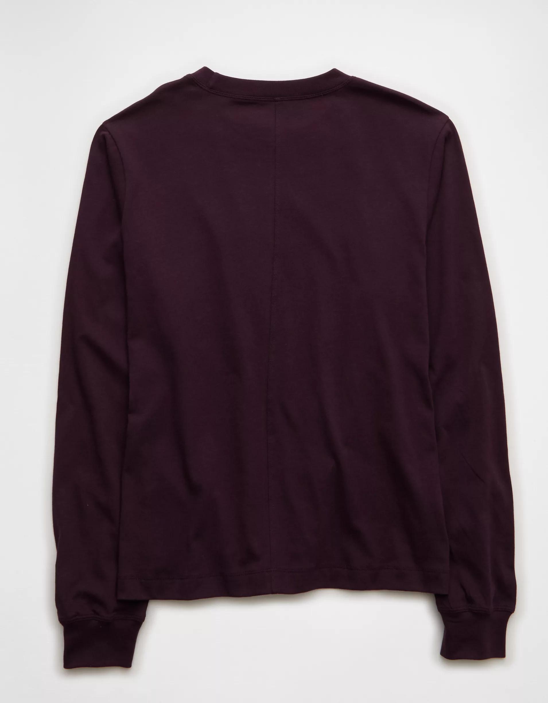 AE Everyday Luxe Long Sleeve T-Shirt Product Image