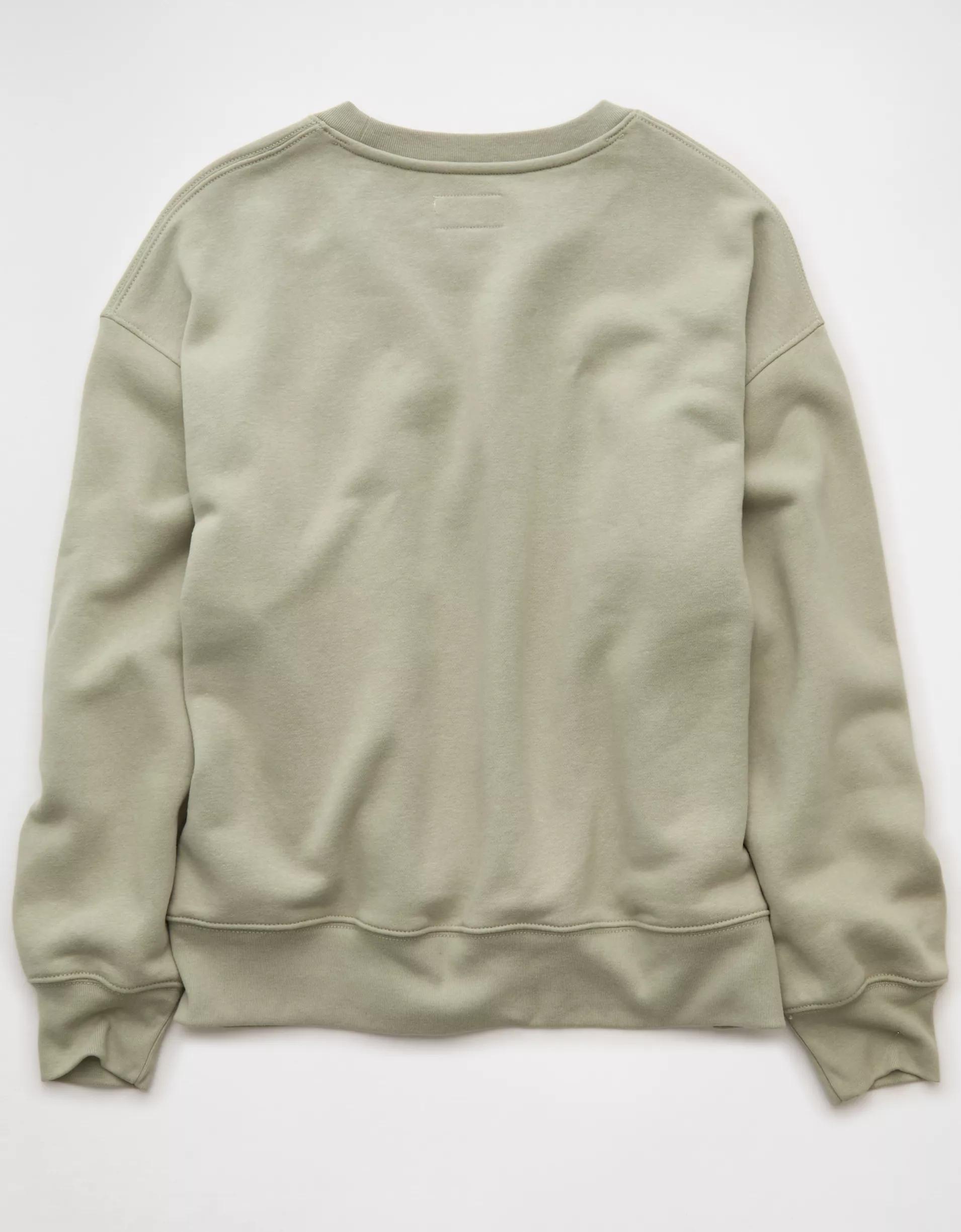 AE Everyday Luxe Crew Neck Sweatshirt Product Image