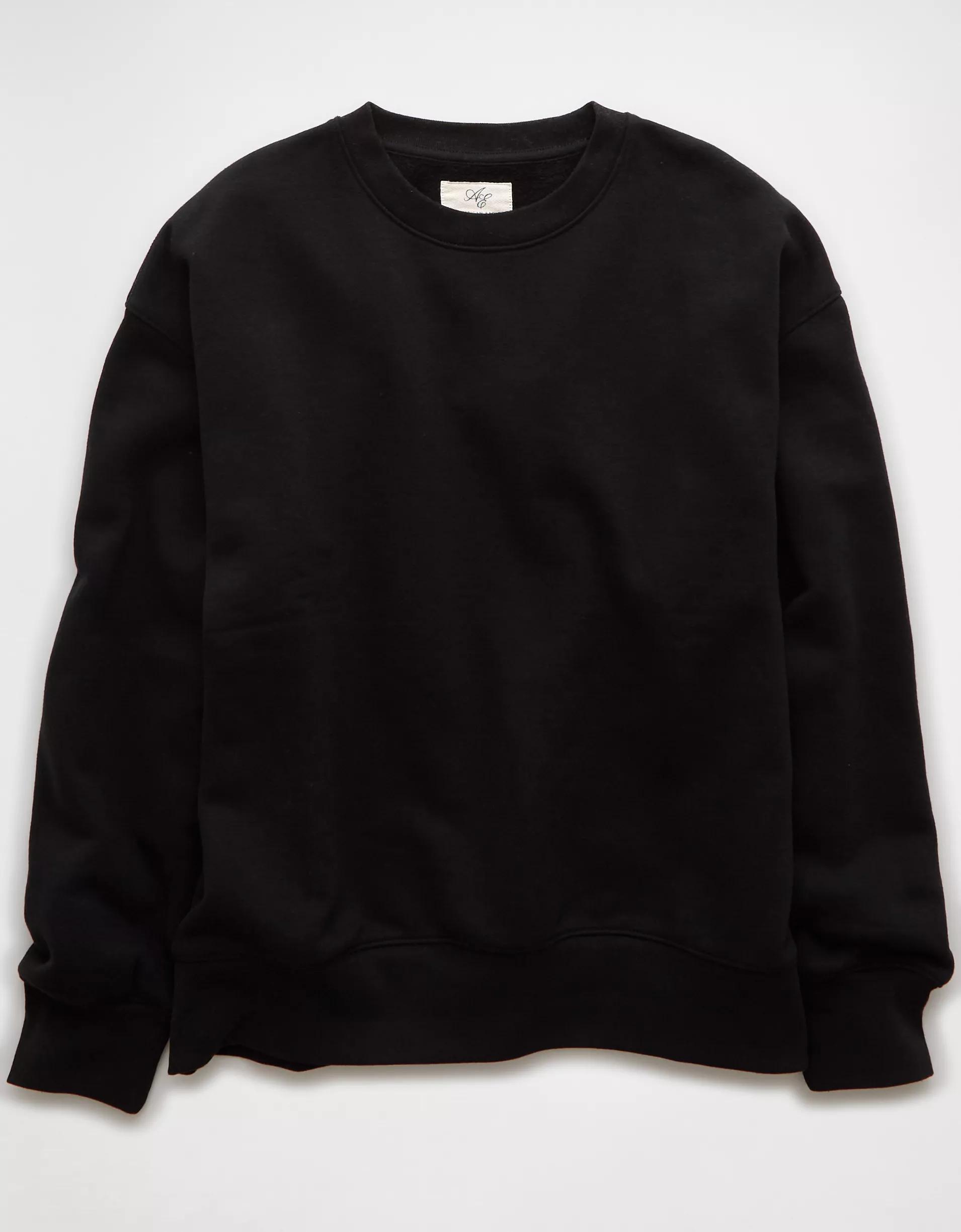 AE Everyday Luxe Crew Neck Sweatshirt Product Image