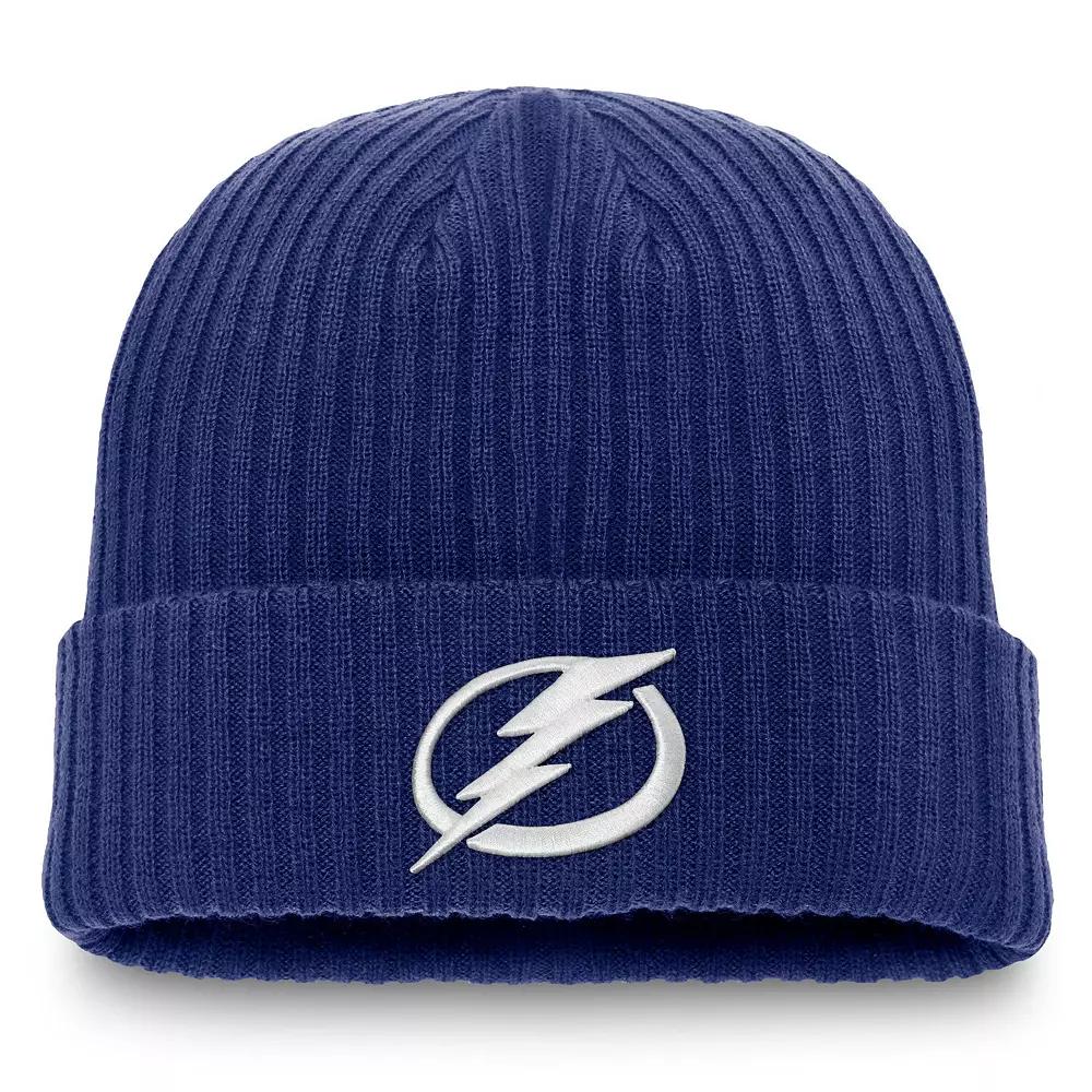 Men's Fanatics Blue Tampa Bay Lightning Component Cuffed Knit Hat, Lgh Blue Product Image