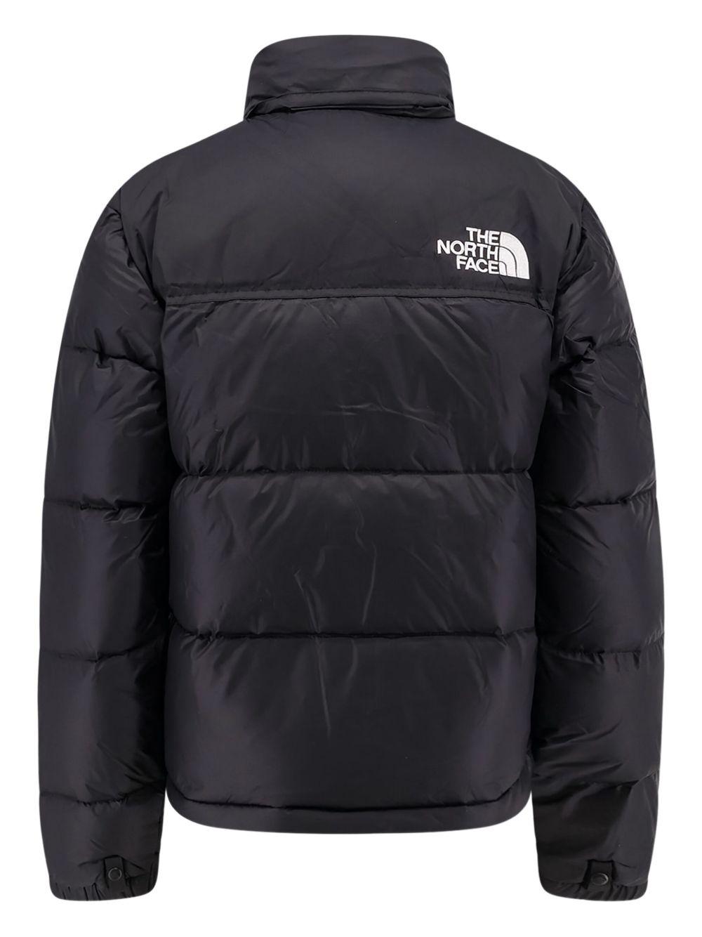 logo-embroidered puffer jacket Product Image