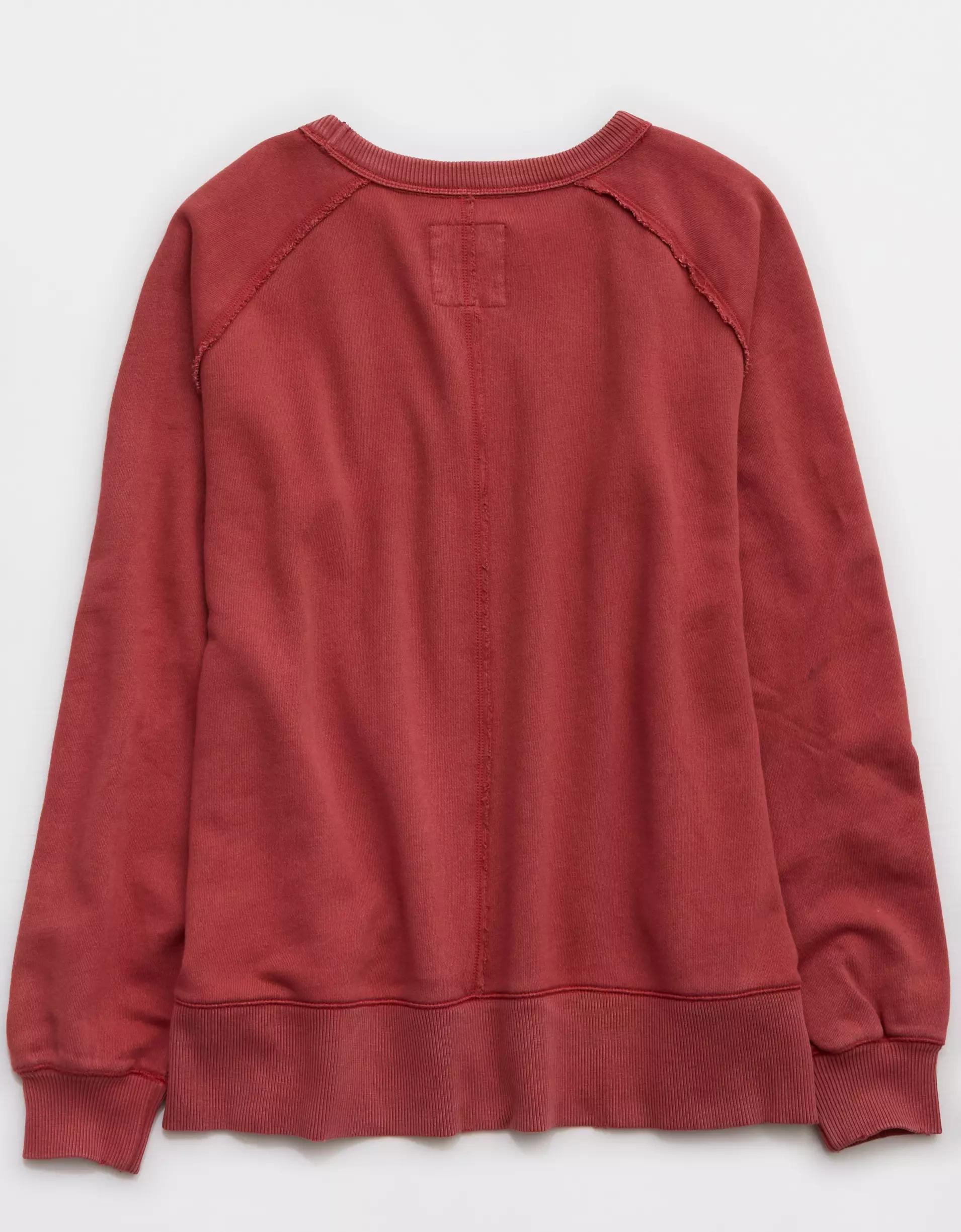 Aerie East West Crew Sweatshirt Product Image