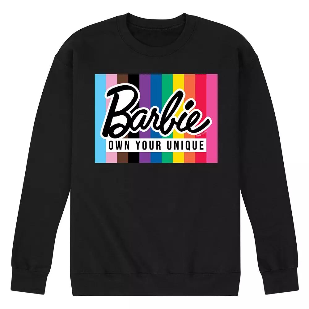 Men's Barbie Own Your Unique Graphic Fleece,  Product Image