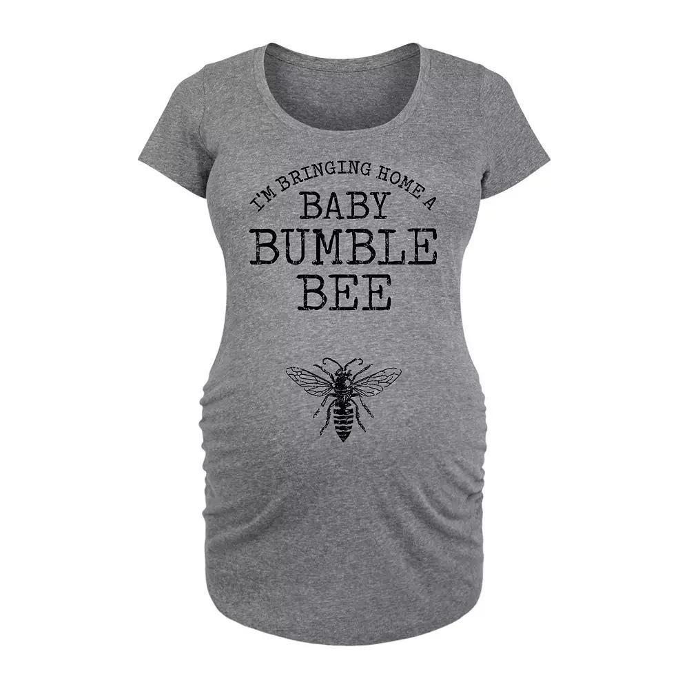 Maternity Bringing Home A Baby Bumble Bee Graphic Tee, Women's,  Product Image