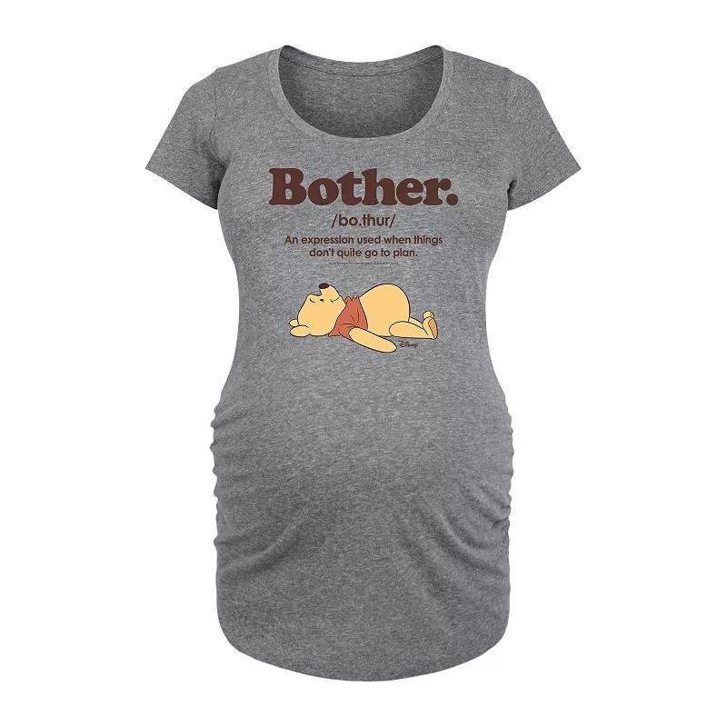 Disney's Winnie the Pooh Maternity Bother Definition Graphic Tee, Women's,  Product Image