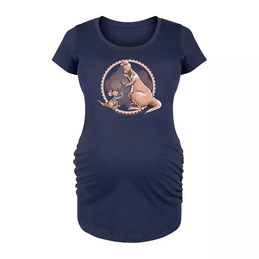 Disney's Winnie The Pooh Maternity Kanga & Roo Field Graphic Tee, Women's,  Product Image