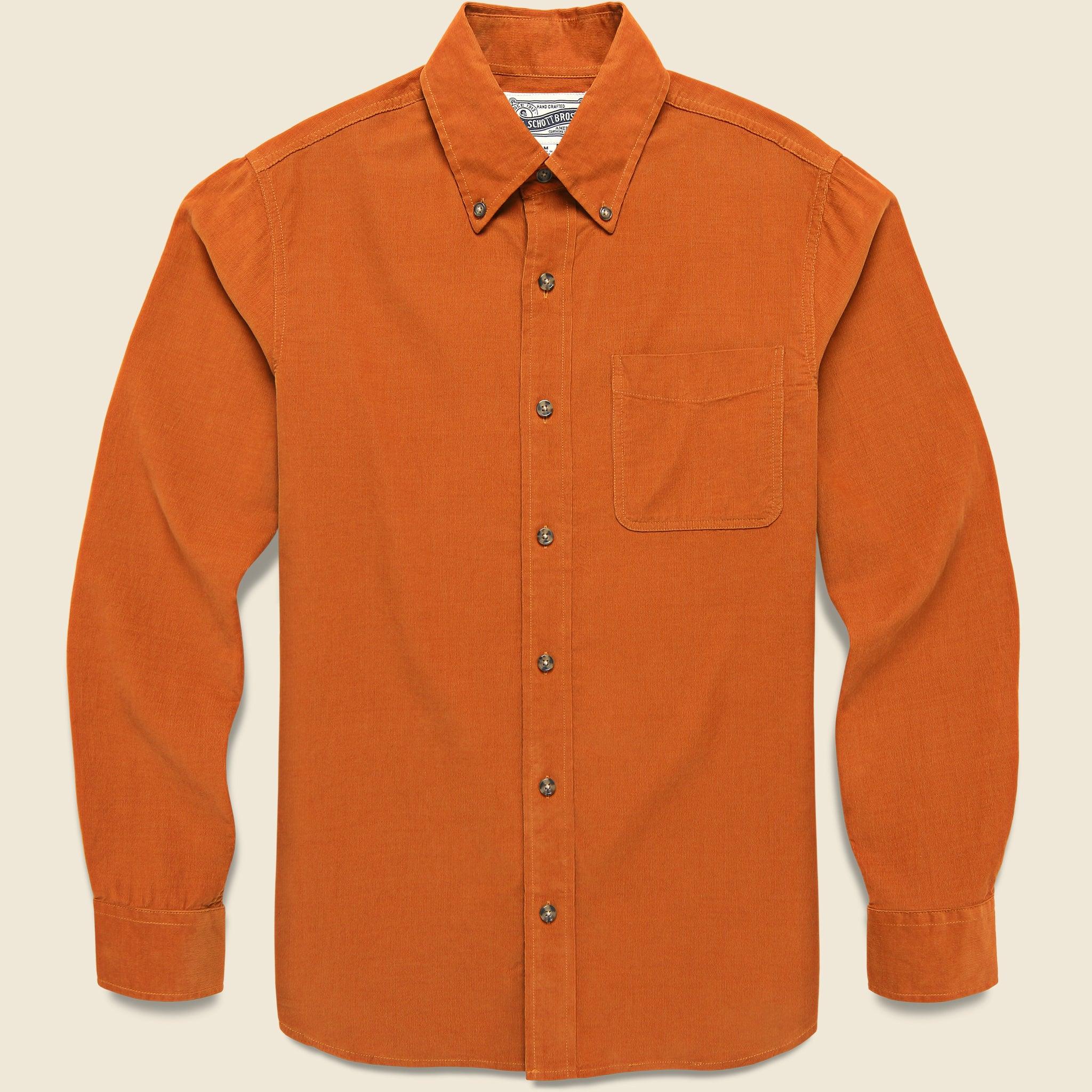 Pinwale Corduroy Shirt - Khaki Product Image