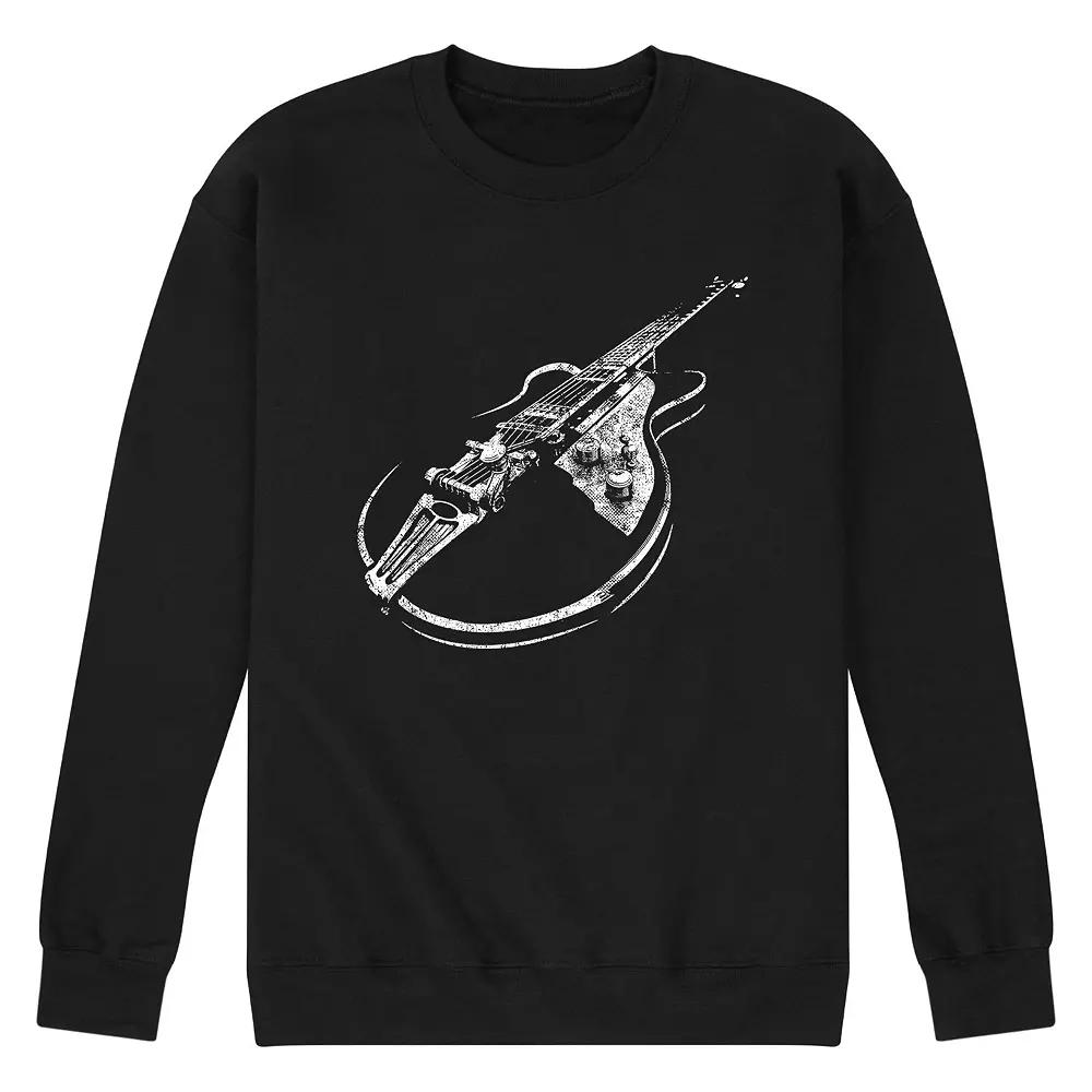 Men's Guitar Sweatshirt,  Product Image