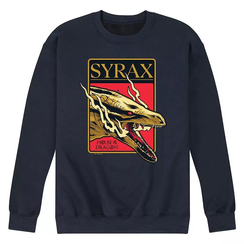 Men's House Of Dragon Syrax Badge Fleece Sweatshirt,  Product Image