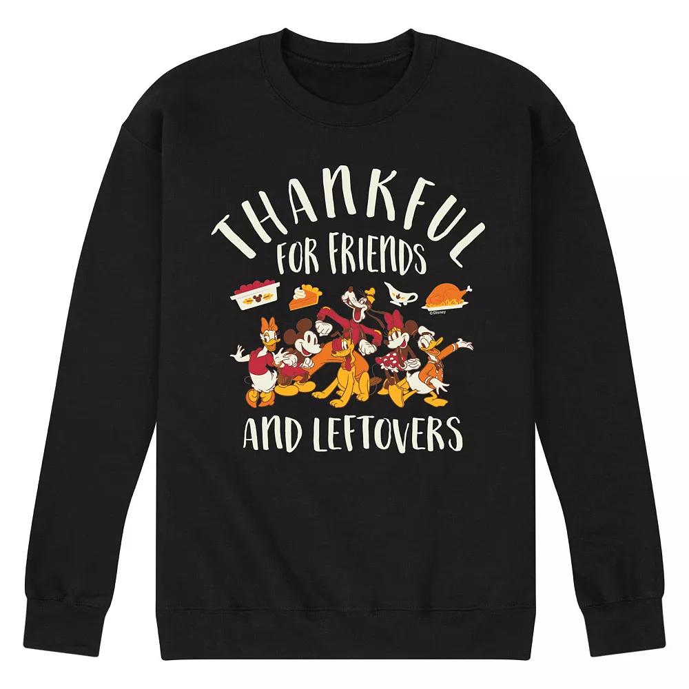 Disney's Mickey Mouse & Friends Men's Friends And Leftovers Fleece Sweatshirt,  Product Image