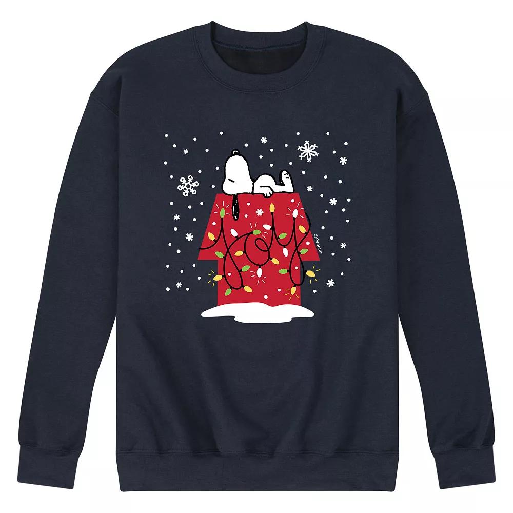 Men's Peanuts Snoopy Snowing Sweatshirt,  Product Image
