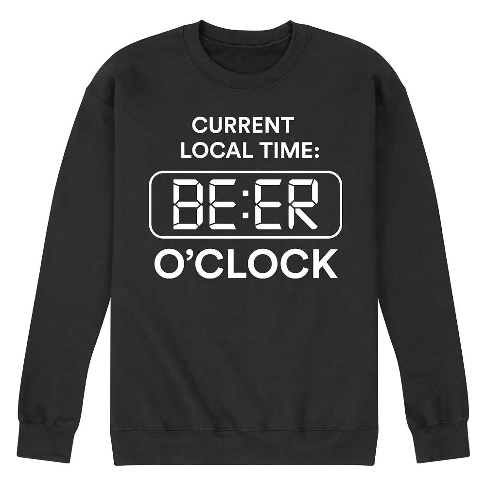 Men's Beer Oclock Sweatshirt,  Product Image
