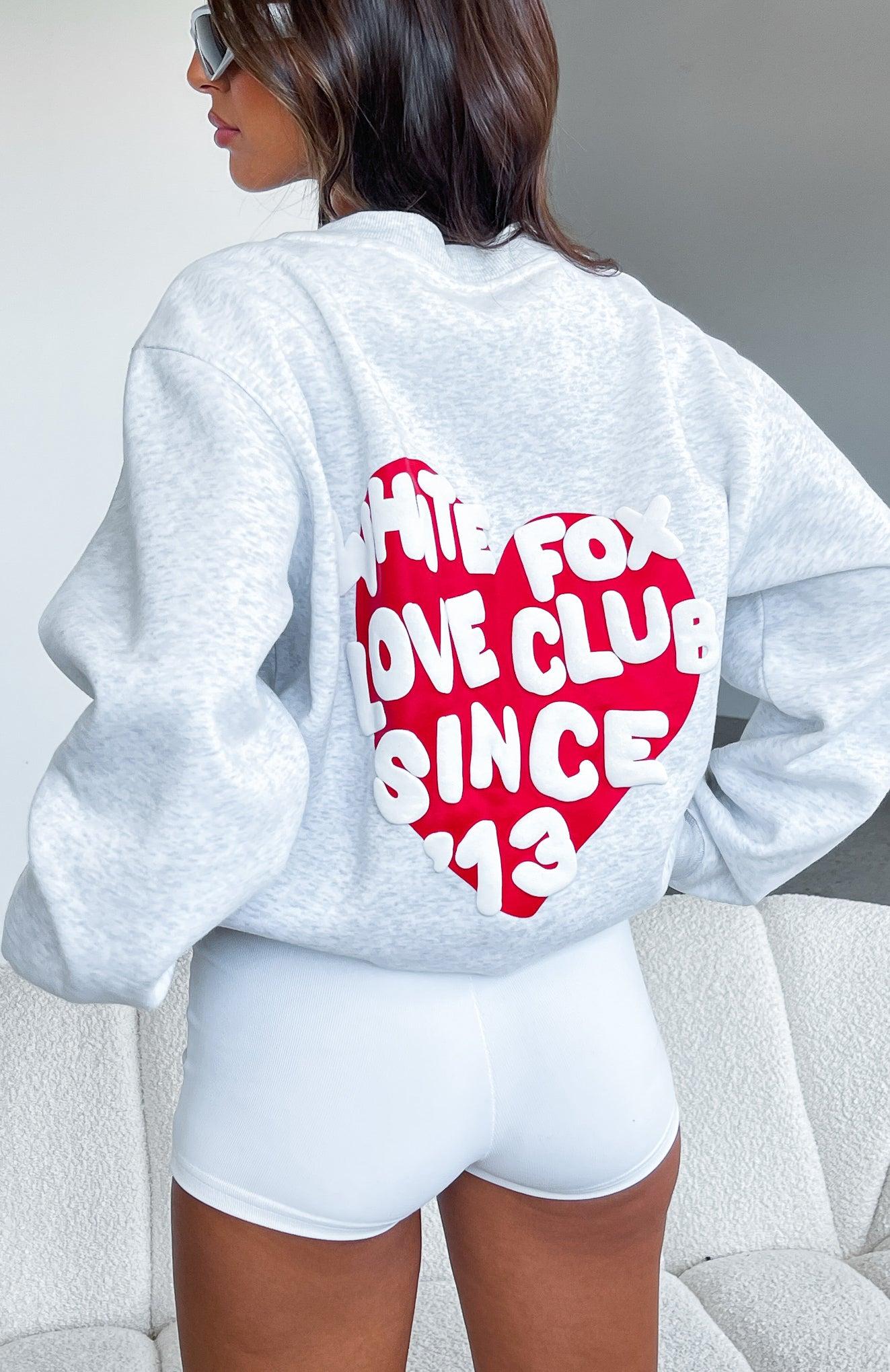 Love Club Oversized Sweater Grey Marle Product Image