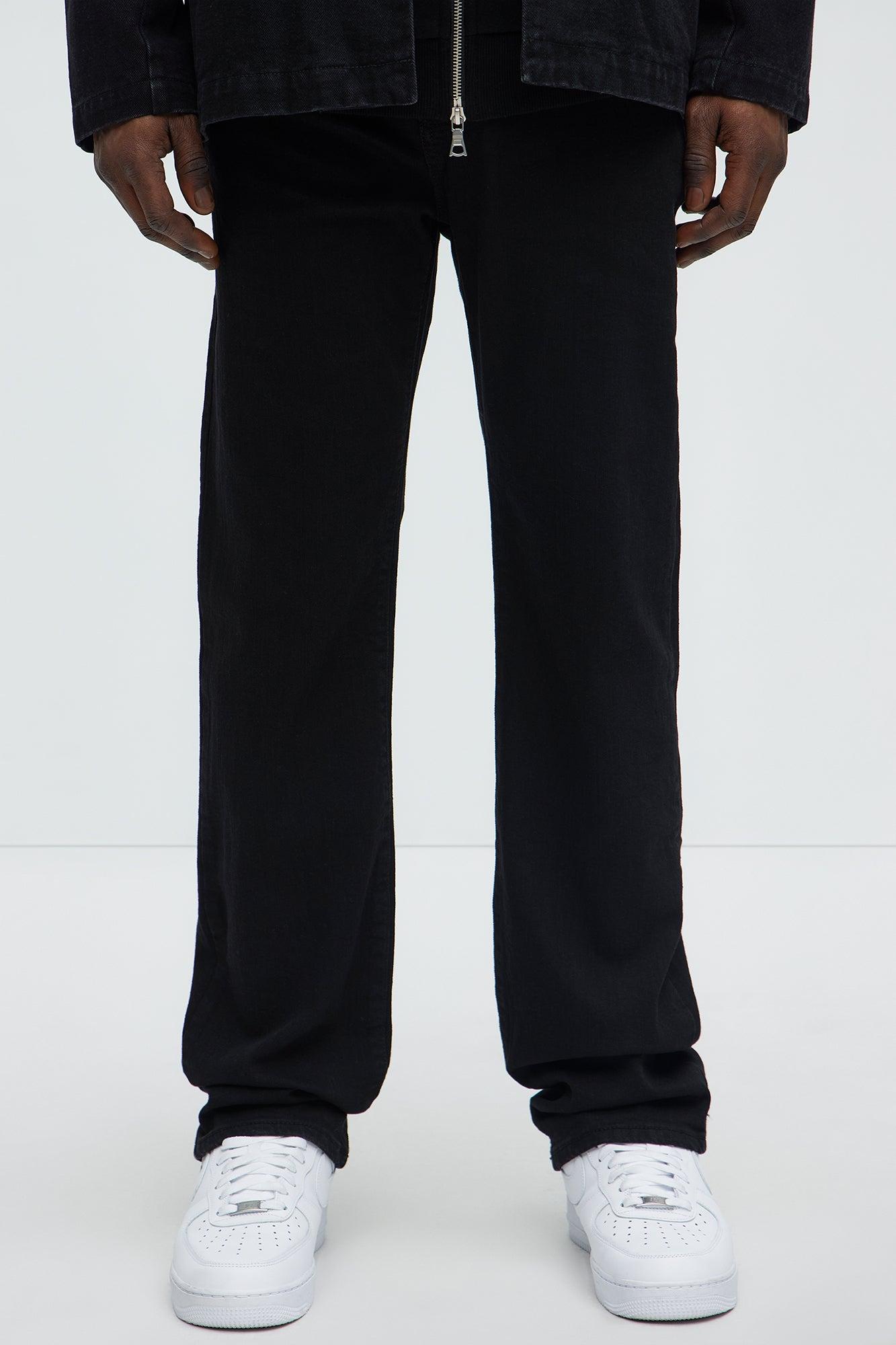 Mike Straight Taper Jeans - Black Product Image