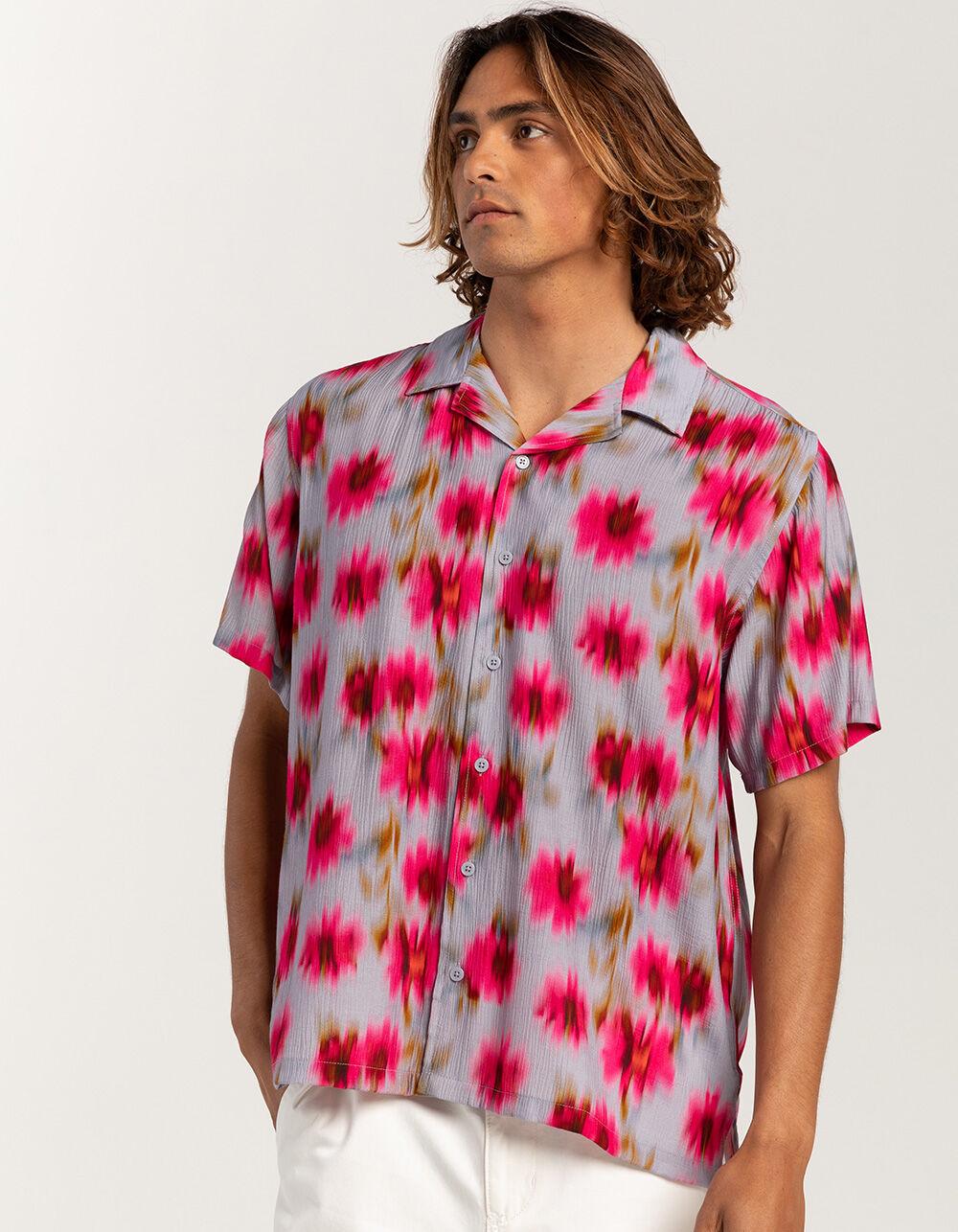 RSQ Mens Textured Floral Shirt - MULTI Product Image