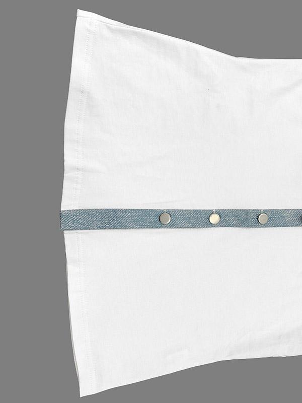 Long Sleeves Skinny Buttoned Split-Joint Lapel Blouses&Shirts Tops Product Image